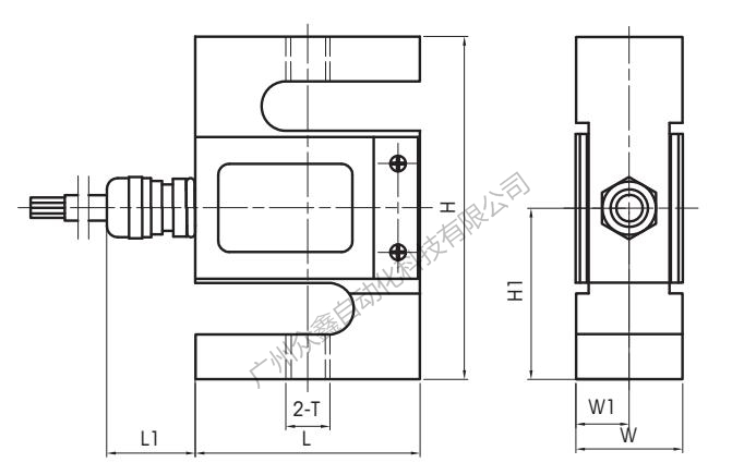 梅特勒托利多 TSC-1T称重传感器安装尺寸1