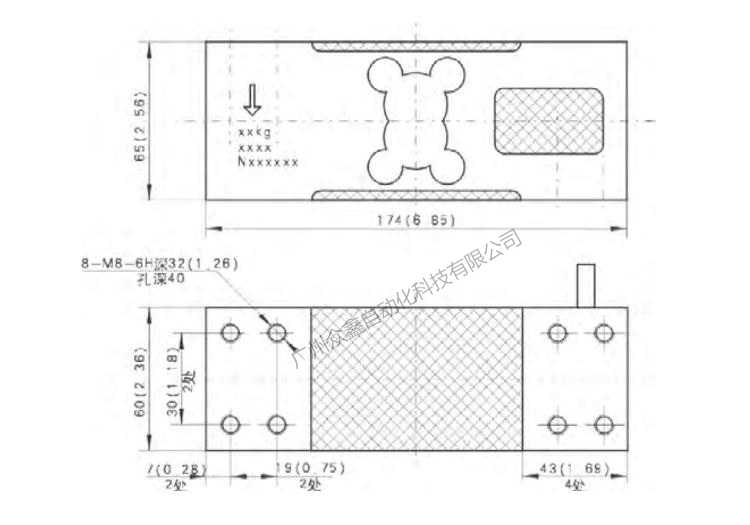 L6G-C3-500kg-3G6称重传感器产品尺寸